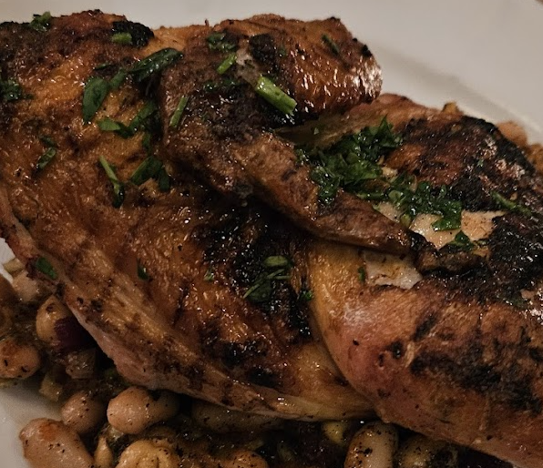 Passerine signature dishes Rustic Mushroom SoupRicotta Stuffed French ToastLocal Roasted Half Chicken